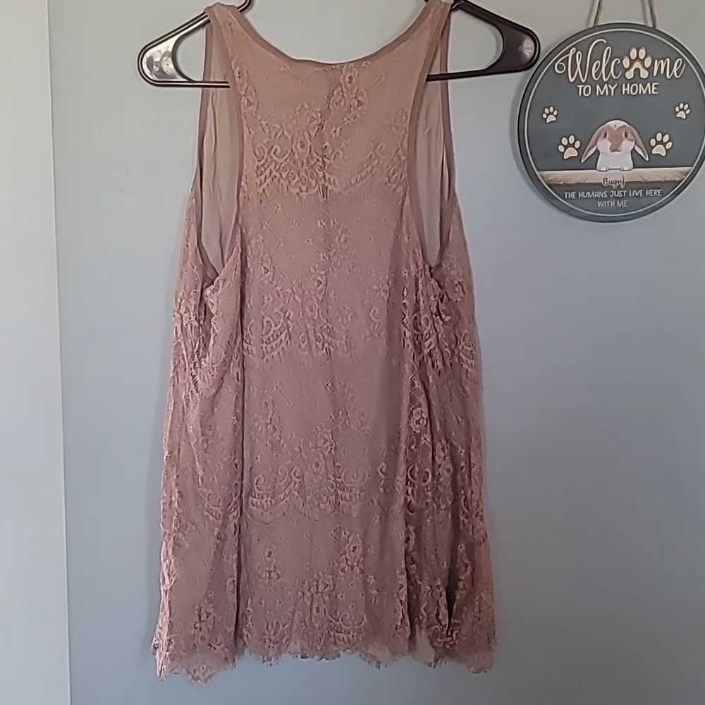 Maurices XXL rose lace tank - Picture 5 of 5